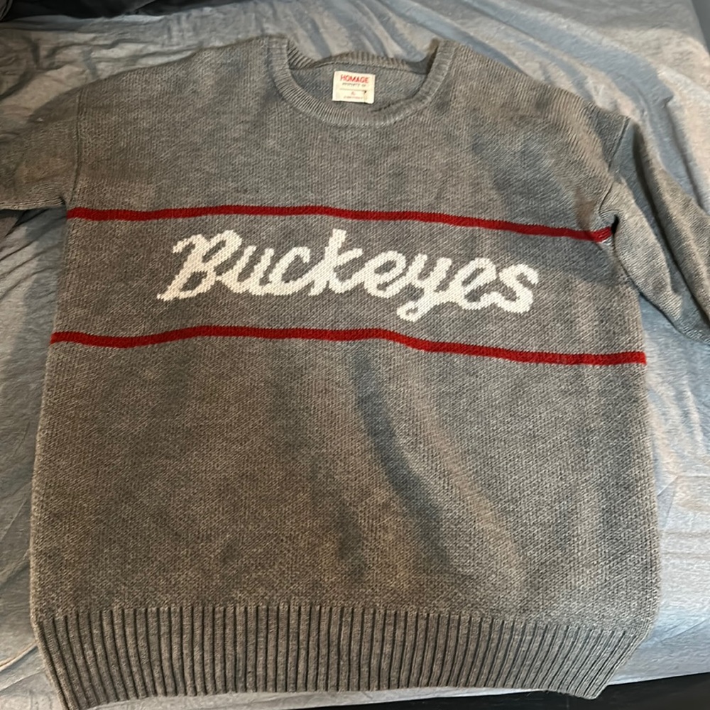 Ohio State Homage Sweater
